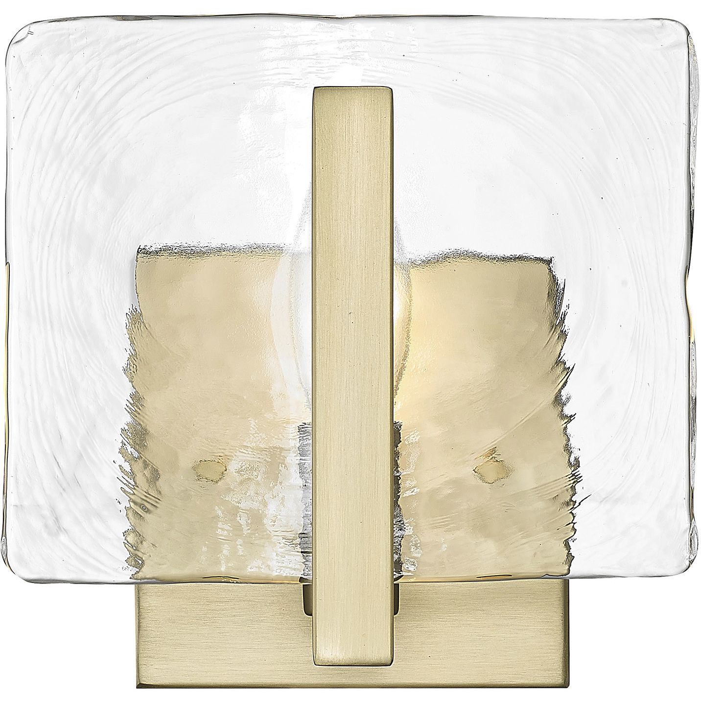 Golden Lighting 3164 1W BCB HWG Aenon 1 Light 6.88 inch Brushed Champagne Bronze Wall Sconce Wall Light